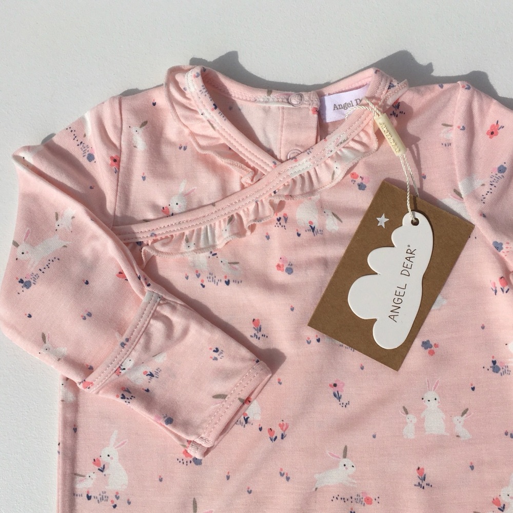 Angel Dear Bunnies Pink Gown 0-3M - Picture 2 of 6